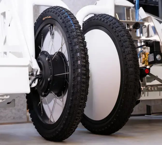 PRO X robots fresh off the factory line, s-curve